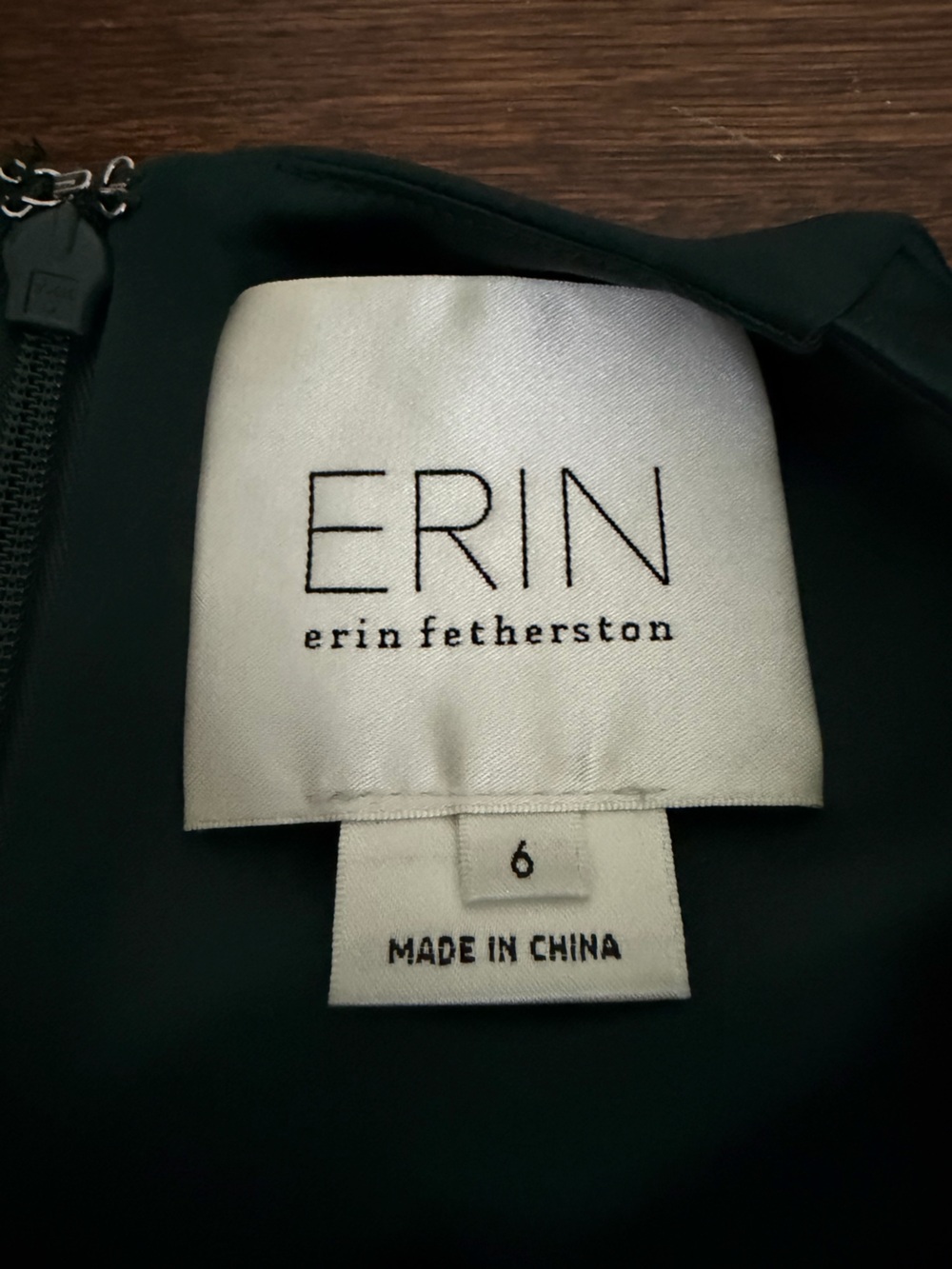 ERIN by Erin Fetherston Dark Green Halter Mini Dress - Picture 3 of 8